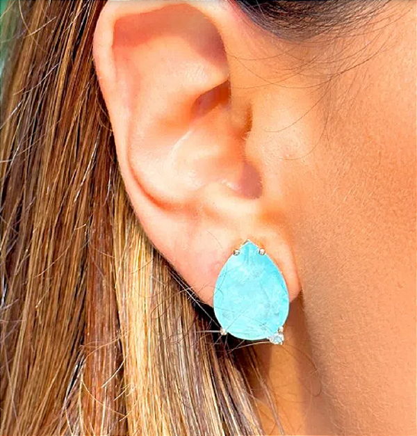 Brinco Gota Turmalina Light - SP