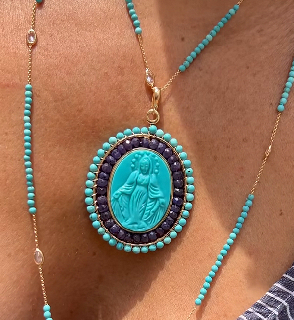 Pingente Nossa Sra das Graças - HG