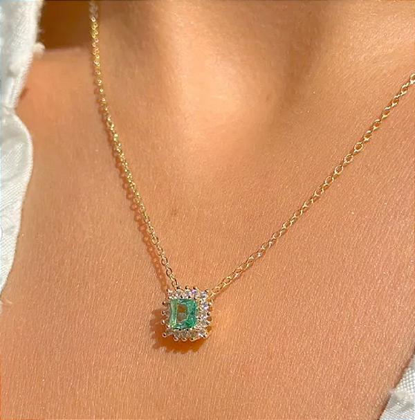 Colar Delicado Cristal Paraiba  - SP