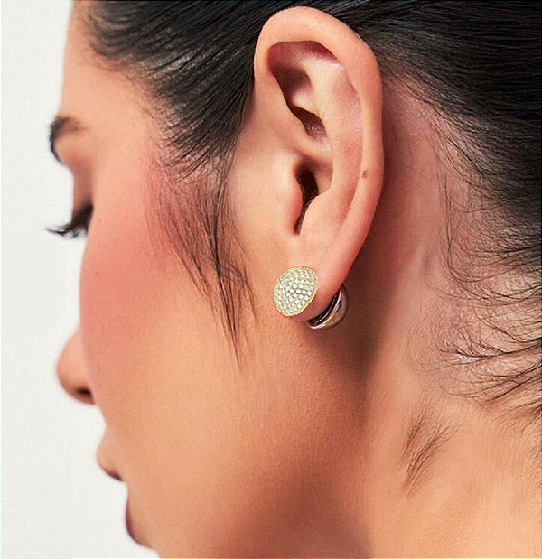 Brinco Ponto com Zircônia -  ZP