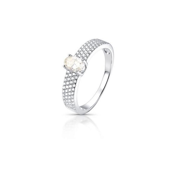 Anel Moissanite Oval - 0,5 ct - ZP