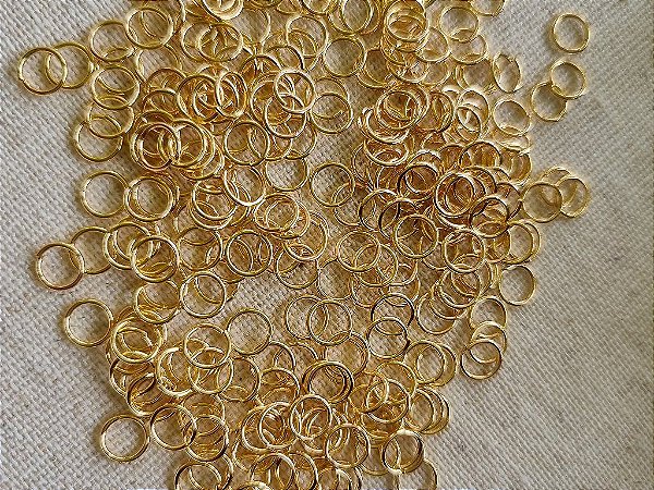 Argolinha 5mm Ouro (10gr - Aproximadamente 230un)