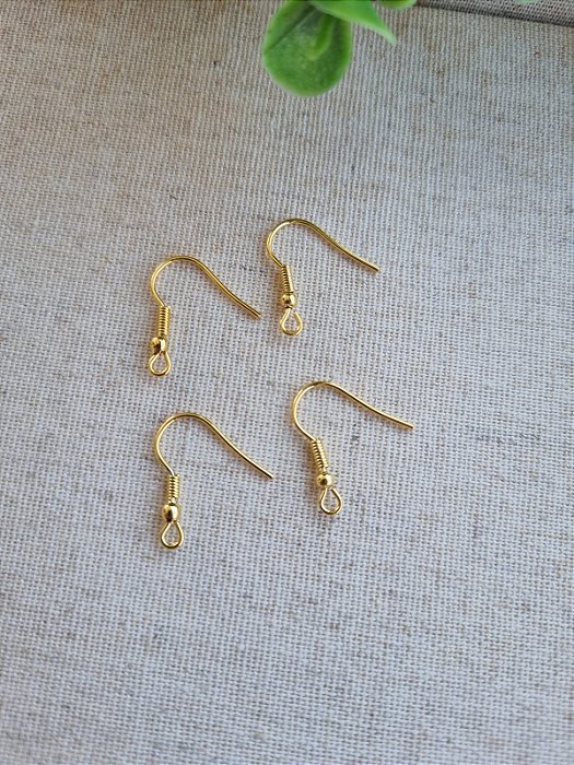 Brinco Anzol Ouro (2 pares)