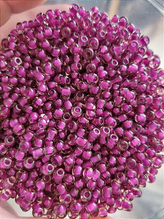 Miçanga Chinesa nº 6  Uva Translúcido 4.1mm (20gr)
