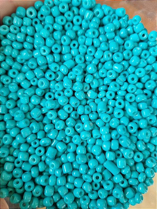 Miçanga Chinesa nº 6 Turquesa 4.1mm (20gr)