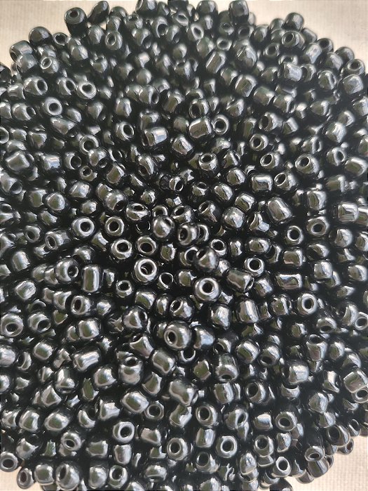 Miçanga Chinesa nº 6 Preta 4.1mm (20gr)