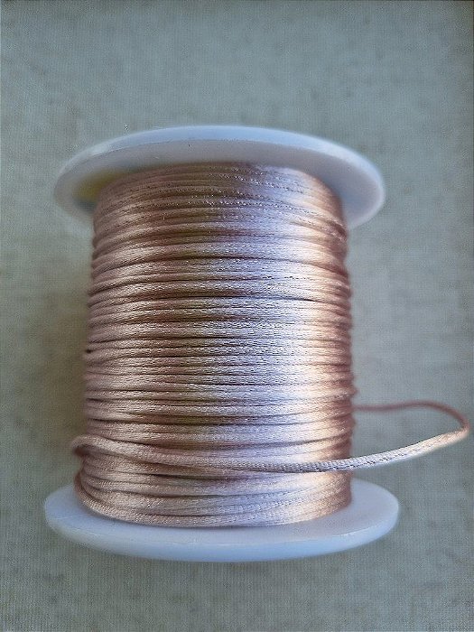 Fio de Seda 1mm  Rosê (5 metros)