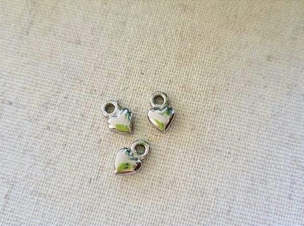 Pingente Coração Mini 9mm  Níquel (5un)