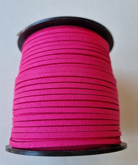 Cordão de Camurça Pink 2.7mm (Metro)