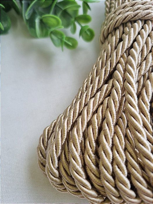 Cordão de São Francisco Caqui 4mm (metro)