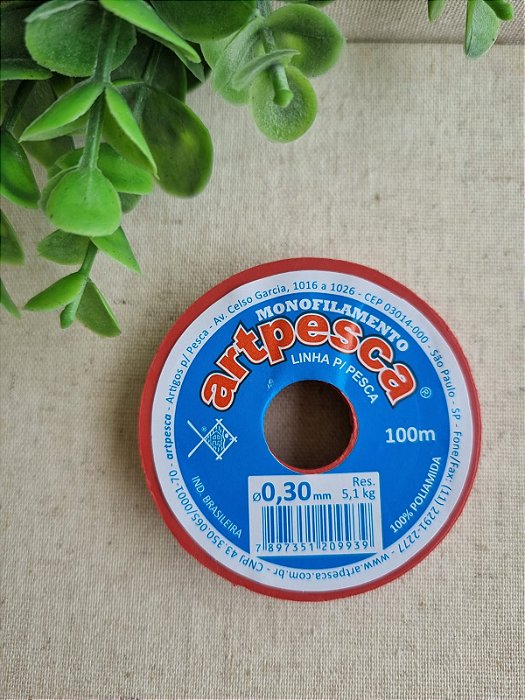Rolo de Fio de Nylon 0.30mm (100m)