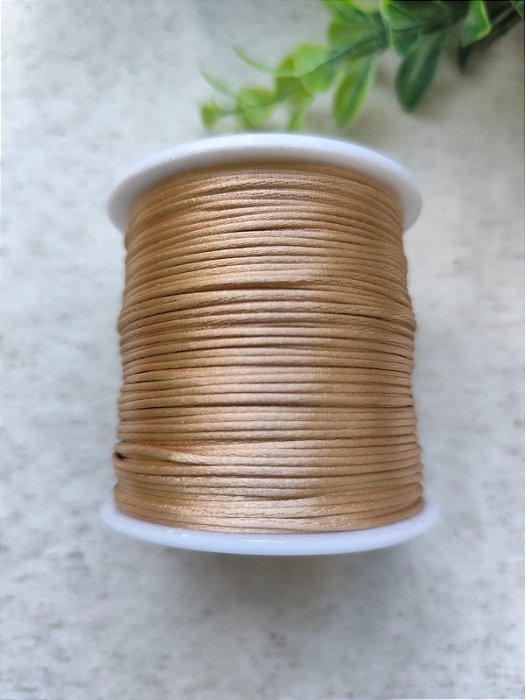 Fio de Seda 1mm  Caramelo Claro (5 metros)