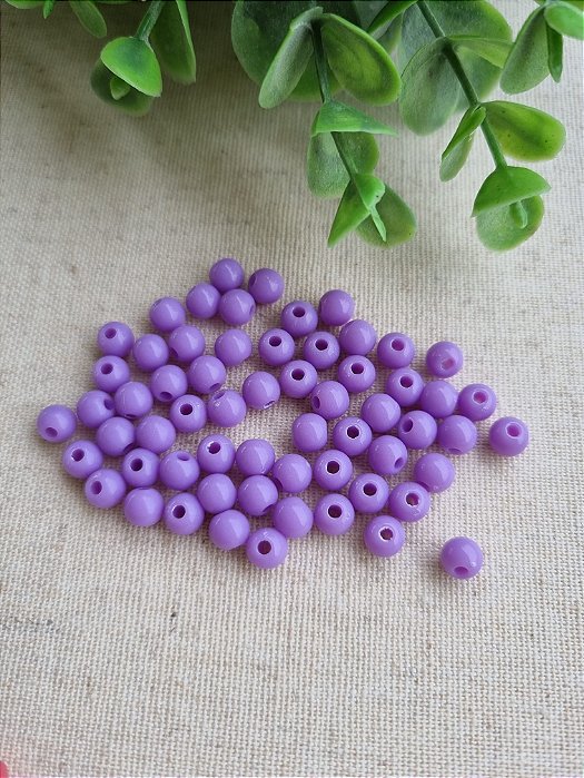 Bola Resina 6mm Lavanda (20gr - Aproximadamente 170un)