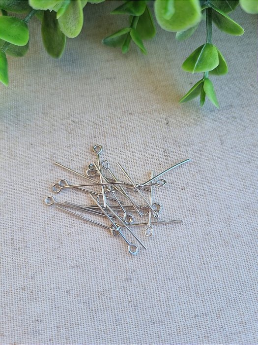 Alfinete Contra Pino 2.5cm Níquel (20un)