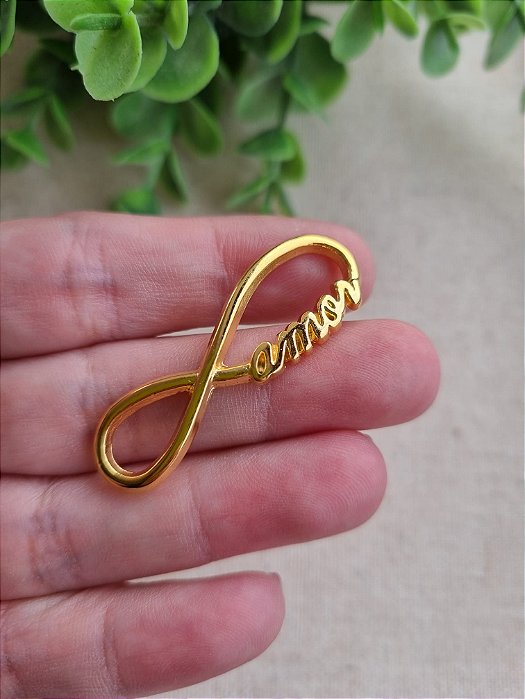 Entremeio Infinito Amor 43mm Ouro (un)