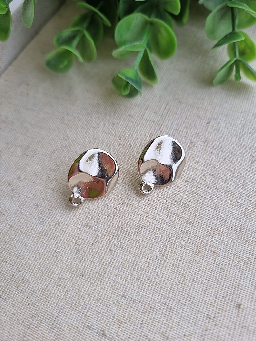 Pino de Brinco Martelado com 1 saída Níquel 20mm (Par)