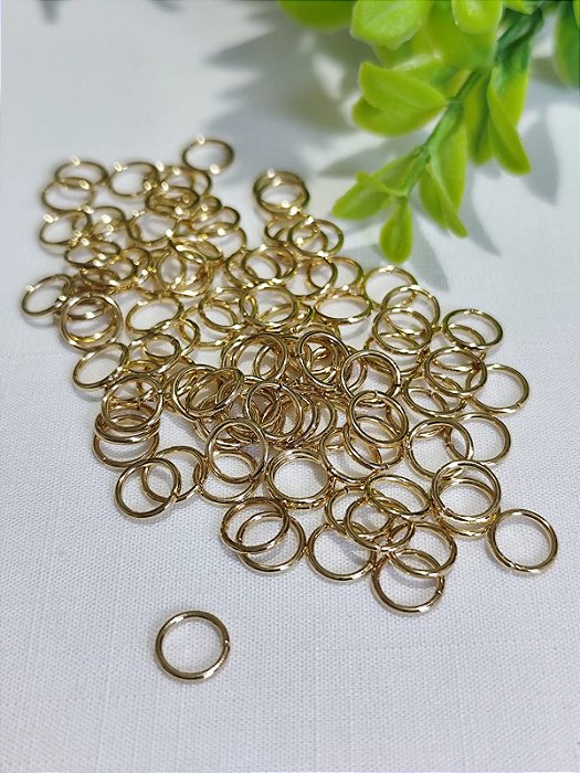 Argolinha 8mm  Ouro (10gr - Aproximadamente 63un)