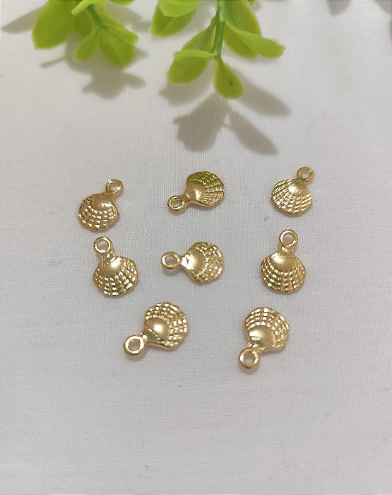 Pingente Concha 11mm Ouro (UN)