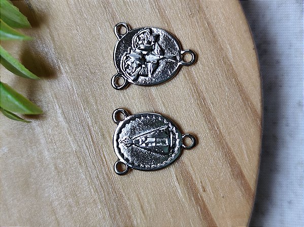 Entremeio Nossa Senhora 20mm Níquel (3 Saídas)