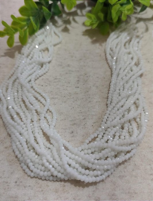 Cristal Branco 2mm (1 fio - 160un)