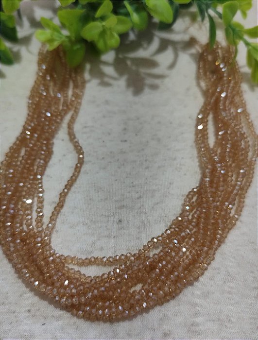 Cristal Chá 2mm (1 fio - 160un)