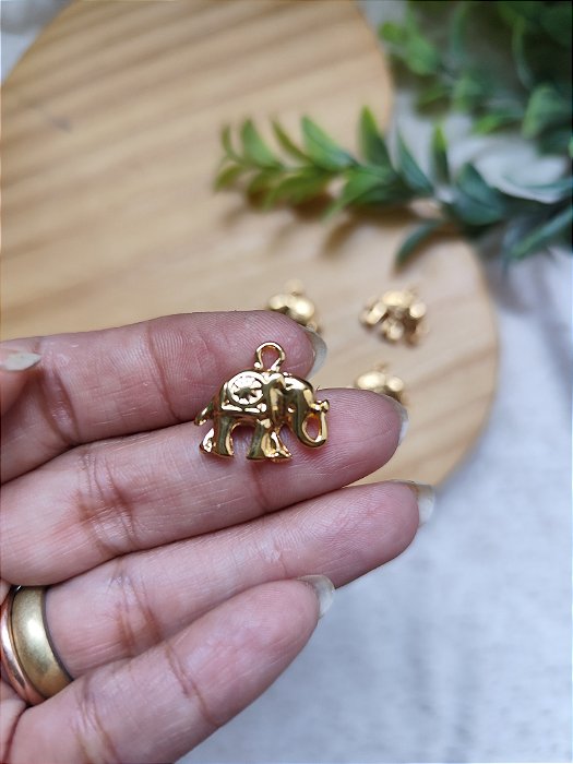 Pingente Elefante Ouro (UN)