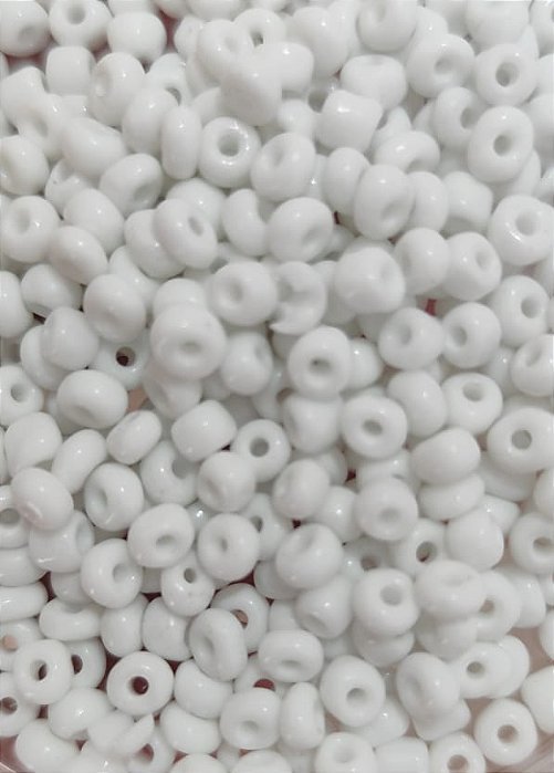Miçanga Chinesa nº 6 Branco 4.1mm (20gr)