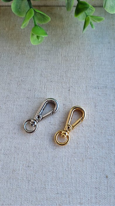 Mosquetão Chaveiro Níquel (un)