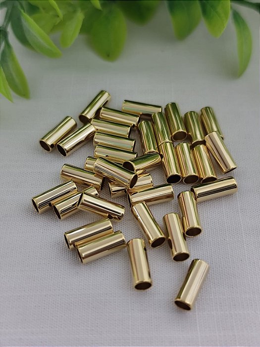 Tubo Metal Ouro 4x10mm (UN)