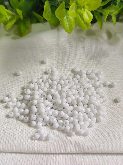 Bola Resina 4mm Branco (20gr)