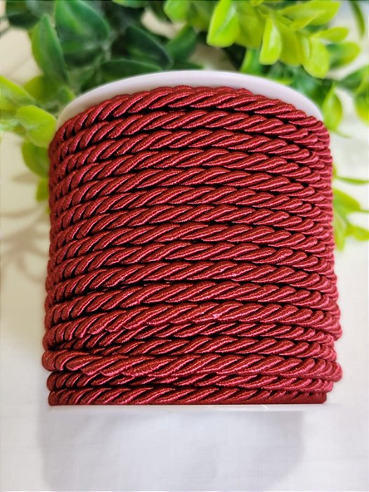 Cordão de São Francisco 4mm Marsala (metro)