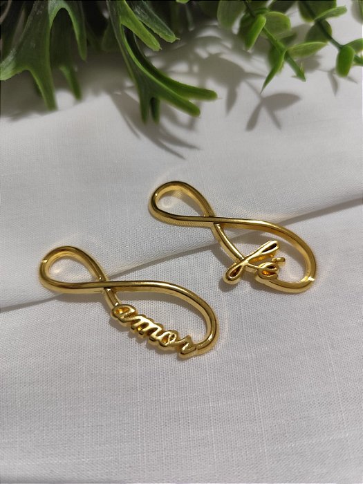 Entremeio Infinito Fé 43mm Ouro (un)
