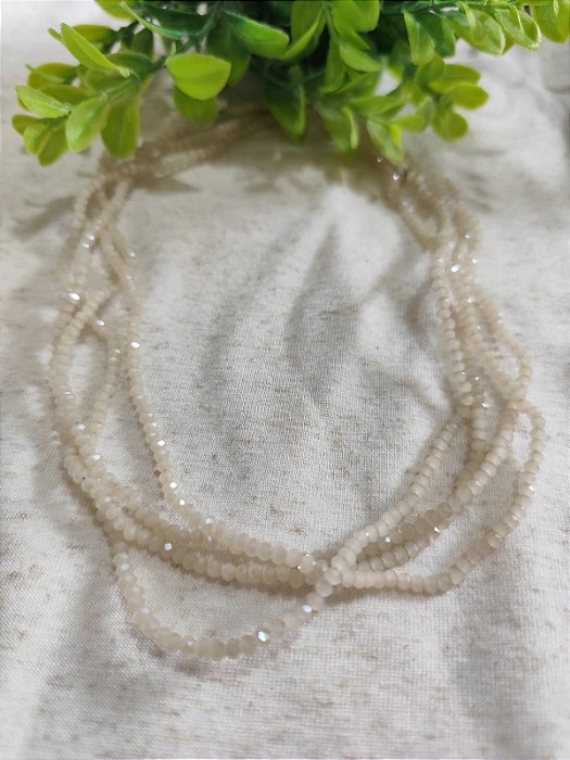Cristal Nude Perolado 2mm (1 fio - 160un)