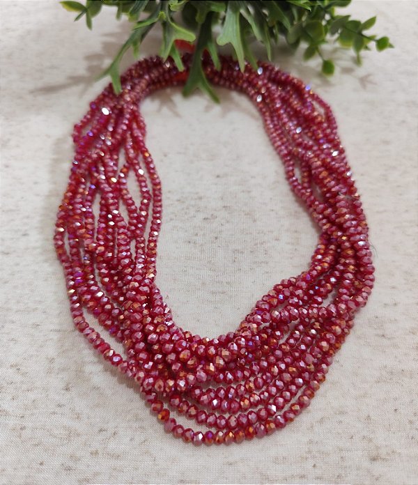 Cristal Pink Boreal 4mm (1 fio - 120un)
