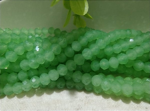 Cristal Verde Claro 6mm (1 fio - 86un)