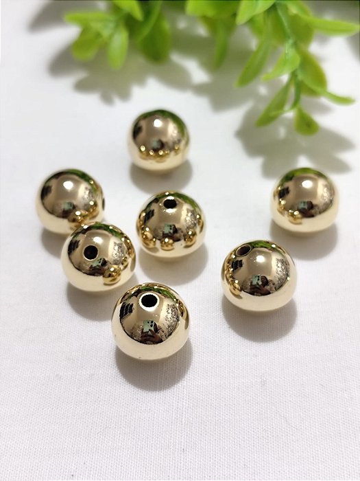 Bola ABS Ouro 16mm (un)