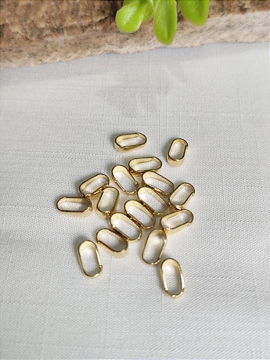 Contra Argola Fechada 7mm Ouro (10un)