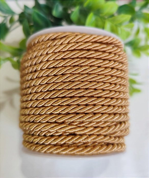 Cordão de São Francisco 4mm Dourado (metro)