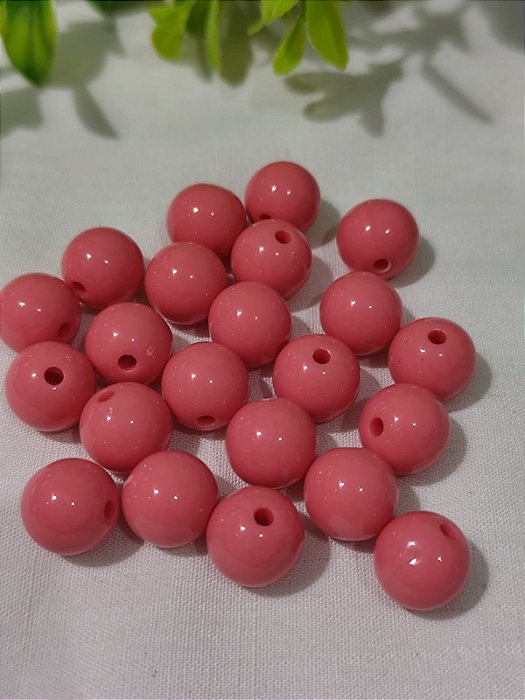 Bola Resina 12mm Rosa (20gr - Aproximadamente 23un)