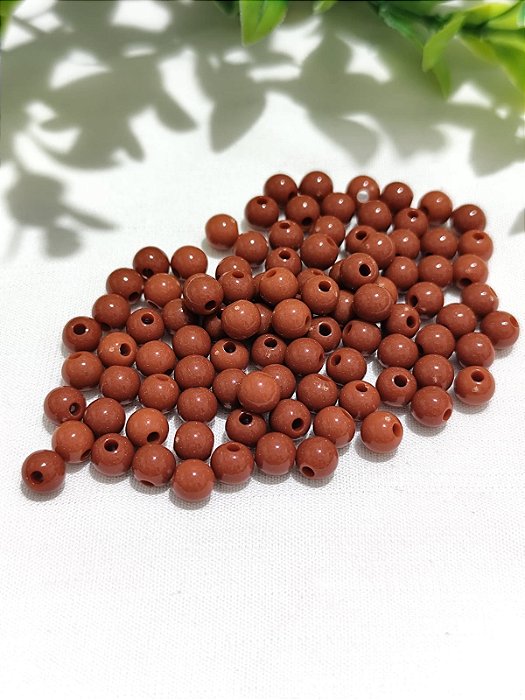 Bola Resina 6mm Ferrugem (20gr - Aproximadamente 170un)