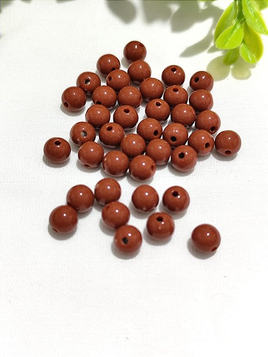 Bola Resina 8mm Ferrugem (20gr-Aproximadamente 70un)