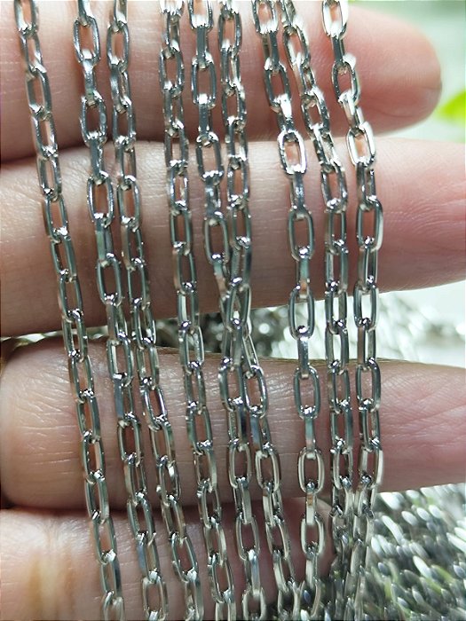 Corrente Cartier Níquel 3mm (mt)