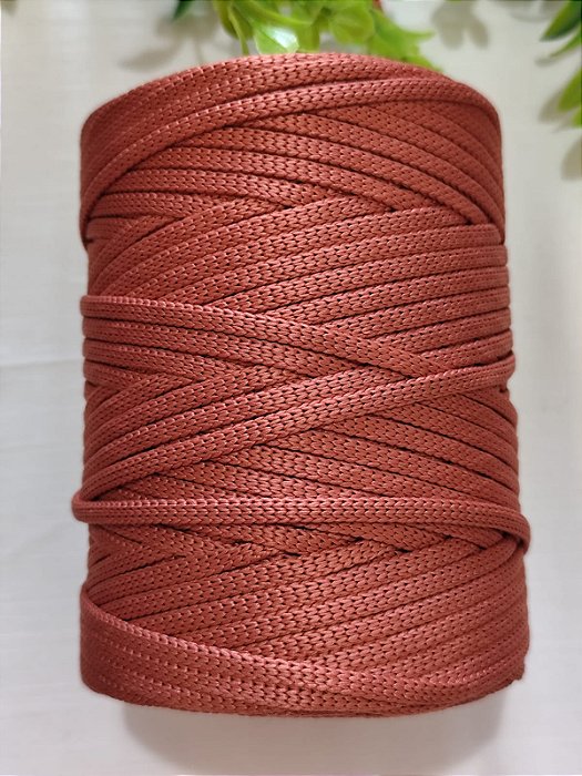Fio Náutico 5mm Terracota 100% Poliéster (mt)