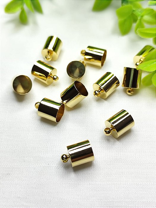 Terminal Copinho 9mm Ouro (10un)