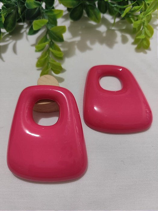 Pingente Resina 65mm Pink (un)