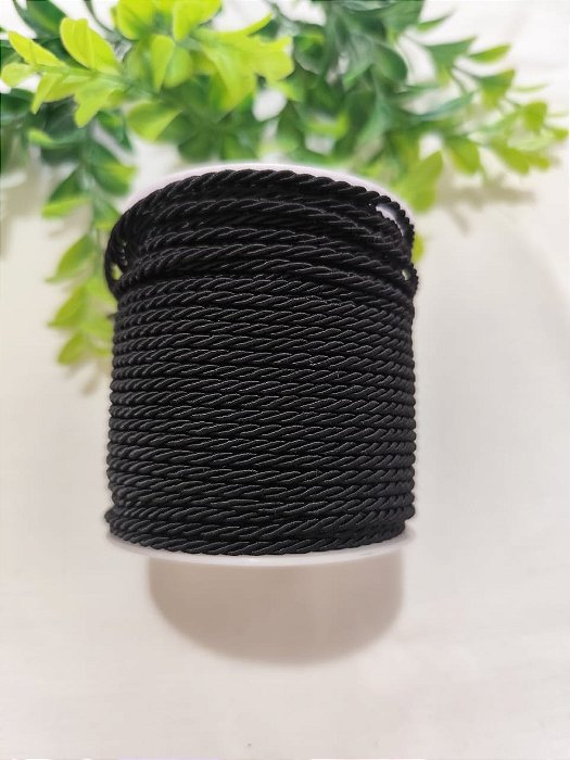 Cordão de São Francisco 2mm Preto (metro)