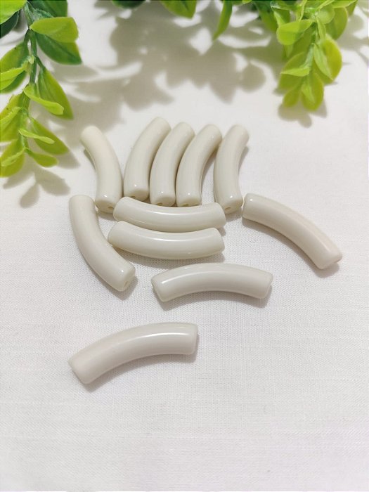 Tubo de Resina Off White, 7mm espessura (6un)