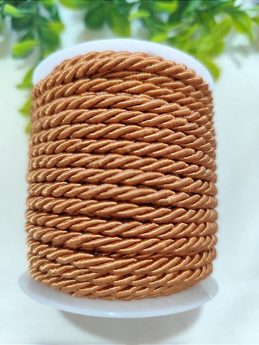 Cordão de São Francisco 4mm Ocre (metro)