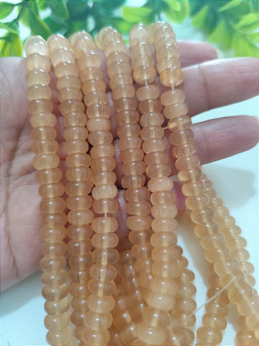 Fio Pedra Opala 7mm Nude (1 fio - 82un)