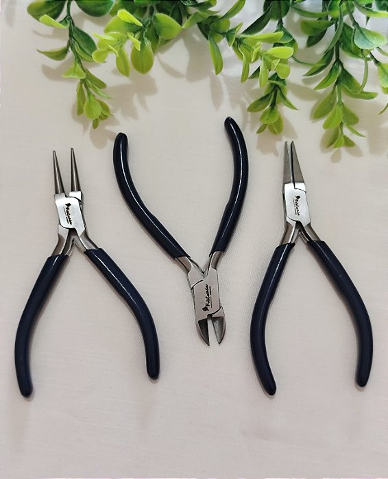 Kit de Alicates Aço inox ( 3 peças)